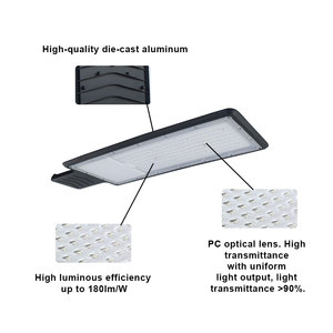 Kcd Nhôm Nhà Ở Đường Cao Tốc Đường Bộ Vườn Ngoài Trời Siêu Sáng Cổ Điển Đèn Đường 50W 100W 150W 200W Ánh Sáng Đường Phố Với Cực - Product Image 3