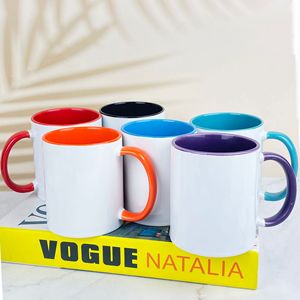 <span class=keywords><strong>2025</strong></span> nóng bán tùy chỉnh adverticements11oz cốc Cà Phê Cốc đầy màu sắc trống thăng hoa <span class=keywords><strong>Mug</strong></span> với xử lý cho thêm quà tặng - Product Image 4