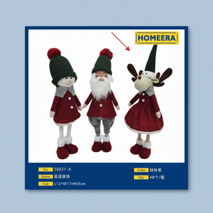 All'ingrosso 48 pezzi scatola di decorazioni natalizie fatte a mano personalizzabili dimensioni in resina poliestere Figurine bambole per feste - Product Image 1
