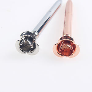 Bolígrafo de Metal con Escultura de Rosa Dorada y Logotipo Personalizado, Nuevo y en Oferta 2025, Punta de 1.0 mm - Product Image 6