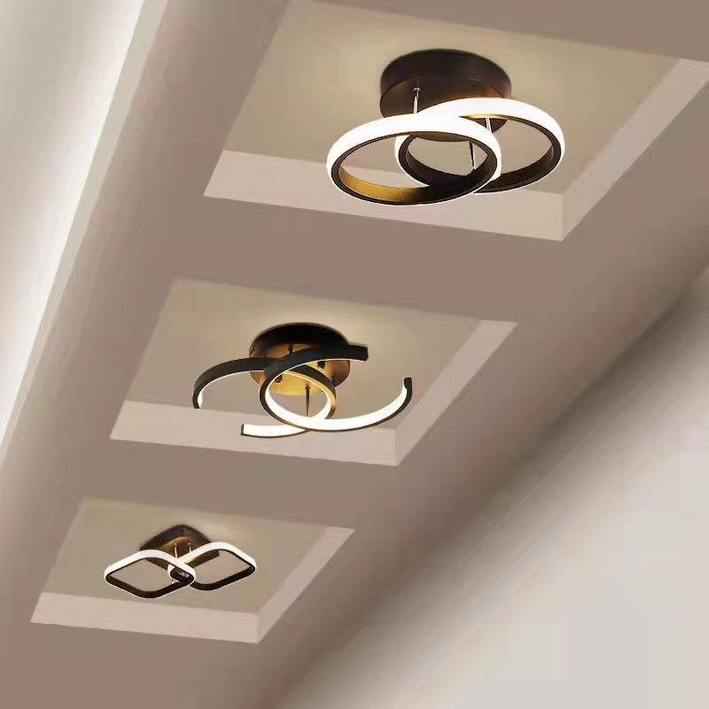 2023 Modern Nordic Light Fixtures Pop Square Acrylic Lamp Ceiling Home Decoration Hallway Corridor Led Ceiling Light · image 5