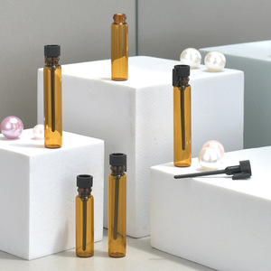 Personalizado 0,5 ml 1mL 2ml Botella de perfume Frascos de muestra de perfume Tubo de ensayo de vidrio con corcho - Product Image 3