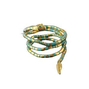 Collar de Serpiente Enrollada Estilo Europeo Americano, Colgante de Serpiente con Incrustaciones de Diamantes de Alta Calidad, Diseño de Forma Aleatoria - Product Image 1