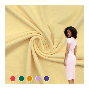 Tissu tricoté en modal Lenzing écologique, matière coton, fabricant chinois, tissu jersey simple en coton modal à vendre - Product Image 1