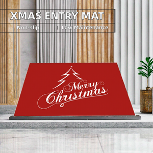 Tappeto Natalizio in Velluto Cristallo per Ingresso, Antiscivolo, in Poliestere, Facile da Pulire e Resistente allo Sporco, Realizzato a Macchina - Product Image 3