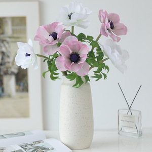 Anémona Artificial de Alta Gama, Hecha a Mano, para Decoración de Bodas, Arreglos Florales, Accesorios para Fotos, <span class=keywords><strong>Flor</strong></span> de Anémona Marina - Product Image 4