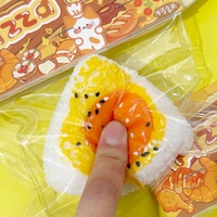 Mainan Sushi Lucu Buatan Tangan, Lembut, Empuk, Sensorik, Bisa Diremas, Tabac 5-7 Tahun, Mainan Plastik Tabac Bentuk Ayam, Roti, Cakar Kucing, Ikan, Kuning Telur