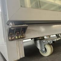 Réfrigérateur commercial à porte vitrée refroidi par air pour boissons