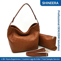 Sac fourre-tout en daim de luxe élégant 3223 H Premium avec petite pochette assortie, sac fourre-tout en daim tissé pour un usage quotidien, le bureau, le travail, les courses, les voyages