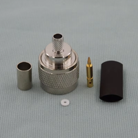 Câble LMR240 personnalisé, antenne IP67, fil électrique étanche, connecteur coaxial RF de type N mâle à sertir