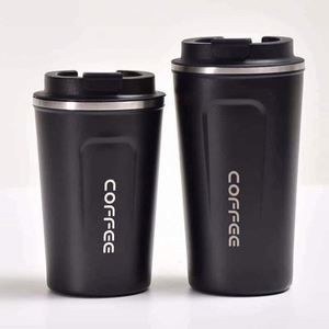 304 Stainless Steel Coffee Mug Portable Car <b>Thermos</b> Business Office Gift Dual-Drink Mug - Product Image 2