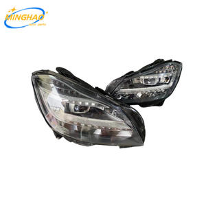 Kit carrosserie en plastique d'<span class=keywords><strong>occasion</strong></span> Grille de phare Capot d'aile Pare-chocs avant et arrière pour <span class=keywords><strong>Mercedes</strong></span> CLS W218 pour améliorer le style de votre véhicule - Product Image 2