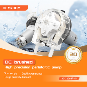 LEFOO Bomba peristáltica de dosificación de control de pH de bajo ruido 2000 min/ml Bomba química peristáltica de laboratorio de alto flujo para transferencia de líquidos - Product Image 2