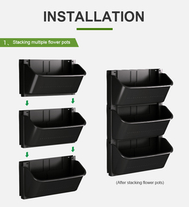 Уникальный пластмассовый горшок для смайликов и садовых растений от производителя, картонная упаковка - Product Image 2