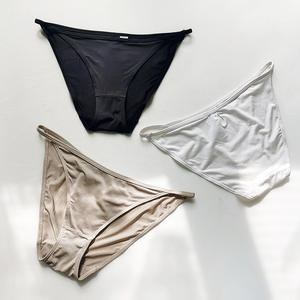 Low Waist Ice Silk <b>Thongs</b> and <b>String</b> Solid ComfortLingeri <b>Thong</b> Underwear - Product Image 2