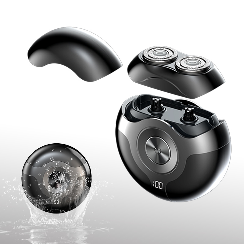 Waterproof Mini Electric Rotary Shaver Rechargeable Cordless Beard Trimmer Hair Removal Appliances Men Shaving Machine