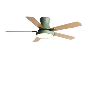 Candelabro de hierro de diseño moderno, lámpara de ventilador LED de viento alto, Control remoto, de 6 velocidades dormitorio/estudio, sala de estar, iluminación interior - Product Image 1