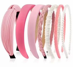 Bandeaux en perles personnalisés, bandeaux en perles, bandeaux en métal, accessoires pour <span class=keywords><strong>cheveux</strong></span> antidérapants pour femmes et filles, lot de 10 - Product Image 3