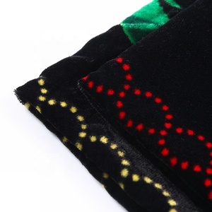 Impresión personalizada coreano abaya monje bata azul tela de terciopelo para el vestido - Product Image 1