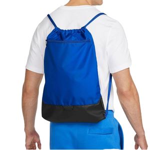 Solid Folding Medium Open Closure <b>Backpack</b> Bulk DIY Gym Sports Cinch Bag Polyester - Product Image 4