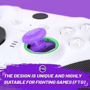 Anillos decorativos octogonales de repuesto de diseño renovado en verde para el control de Xbox Series X/S, versión EXtremeRate ASR. - Product Image 6