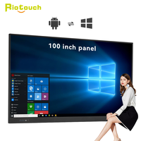 Pizarra Inteligente Interactiva Riotouch Ai de 65/75/86/98/100/105/110 Pulgadas para Enseñanza Interactiva en el Aula