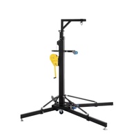 Sistema de torre de elevación de soporte de manivela móvil telescópico de servicio pesado para armazón de iluminación de eventos