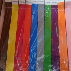 1000 pièces/sac Bracelet en polyester Tyvek haut de gamme, écologique, imprimable numériquement, vierge, couleur unie, personnalisable, vente en gros - Product Image 5