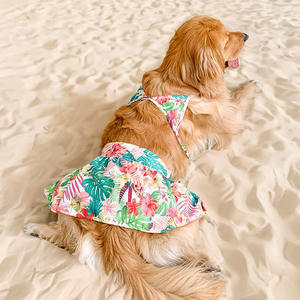 Pakaian renang anjing, gaya Hawaii, untuk pengambil emas, Teddy, anjing kecil, sedang, dan besar, pakaian pantai musim panas - Product Image 1