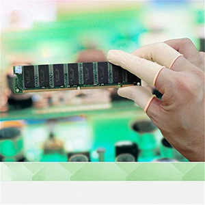 Hoge Kwaliteit 200 Stks/zak Witte Wegwerp Anti-Slip Latex Vingerbedden Medische Wimper Extension Tools - Product Image 3