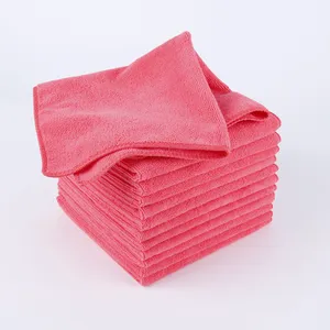 中国制造商超细纤维细节毛巾清洁定制标志300 gsm洗车超细纤维厨房布
