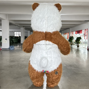 Costume da passeggio gonfiabile <span class=keywords><strong>marrone</strong></span> 2m/2.6m/3m Costume da mascotte dell'orso Panda che pubblicizza un simpatico abito animale - Product Image 5