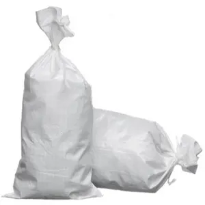 Bolsas tejidas de polipropileno con logotipo personalizado, bolsa de arena tejida de 18x30 pulgadas