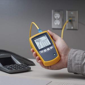 Analizador de Ethernet Industrial Fluke Networks MicroScanner PoE con Pantalla LCD Intellitone de 2.8 Pulgadas, Digital, Amarillo - Product Image 5
