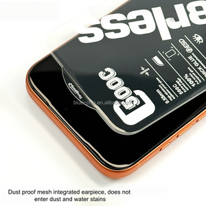 Protection d'écran en verre trempé ESD transparent intégral 0,55 mm avec bord incurvé 500C sans cadre pour <span class=keywords><strong>iPhone</strong></span> 17 <span class=keywords><strong>Pro</strong></span> <span class=keywords><strong>Max</strong></span> 16 15 (Lot de 10 + 1) - Product Image 3