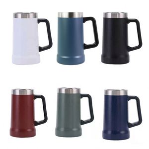 Hot <b>Sale</b> Personalized Beer Sterin Caneca 24oz Stainless Steel Vacuum Mug Copostanley With Big Grip - Product Image 1