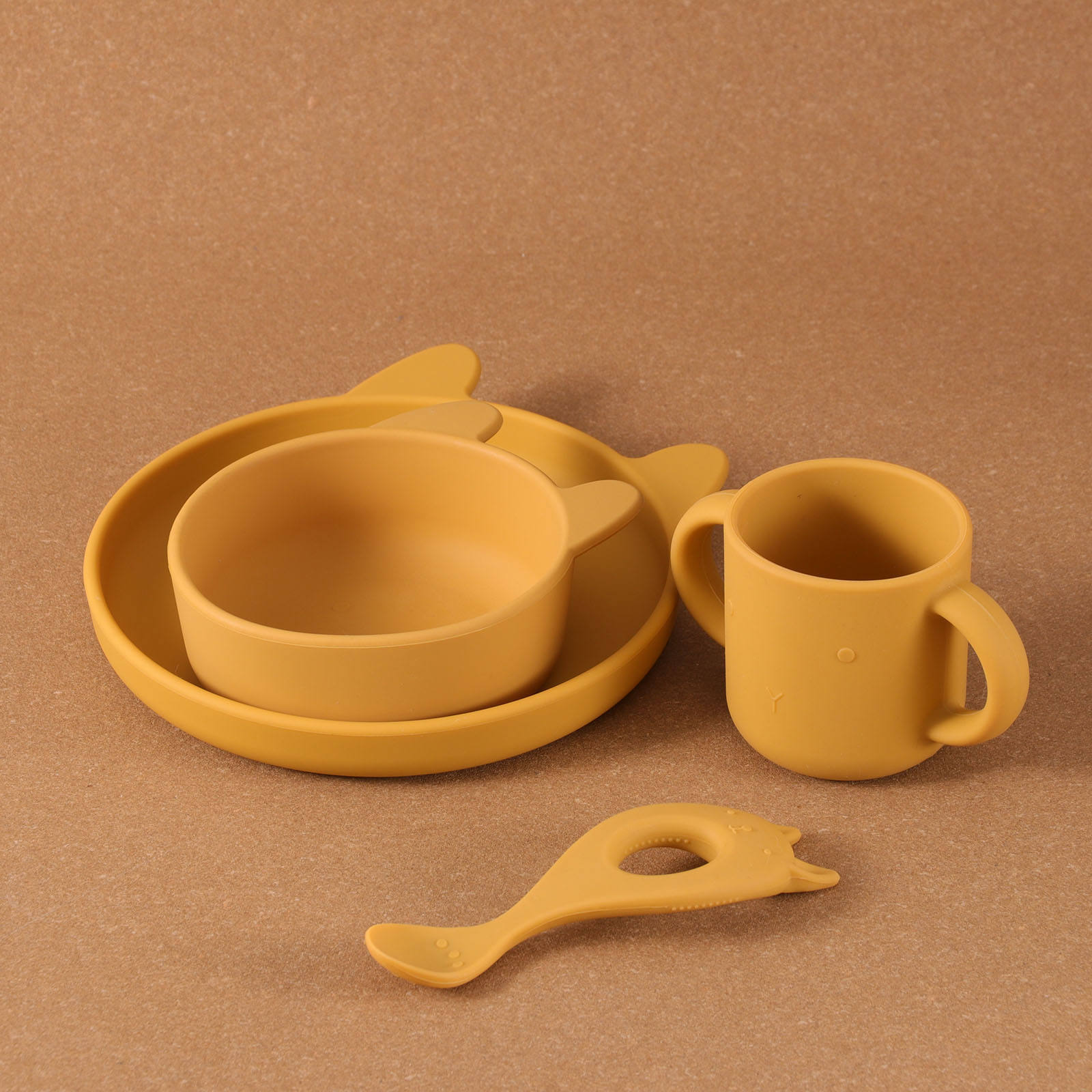 rabbit bowl  set | yellow mellow