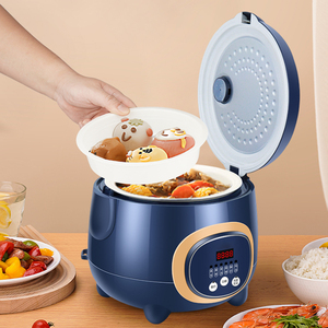 Cheap 1.5L Mini Stainless Steel Inner Pot Low-Sugar Multi-Purpose Rice Cooker Digital <b>Timer</b> Control Keep Warm Kitchen Digital Ti - Product Image 3
