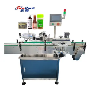 Automatic Round Bottle Labeling Machine for Food Beverage Water