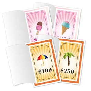Boletos de Lotería con Ventana Única de Diferentes Tamaños, Desprendibles al Instante, Precio de Fábrica - Product Image 1