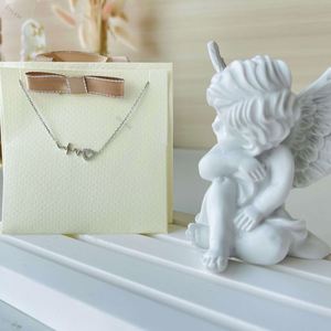 Collier pendentif en argent sterling Dylam Wholesale Fashion AAAAA Zirconia Love Heart pour femmes Destiny - Product Image 5