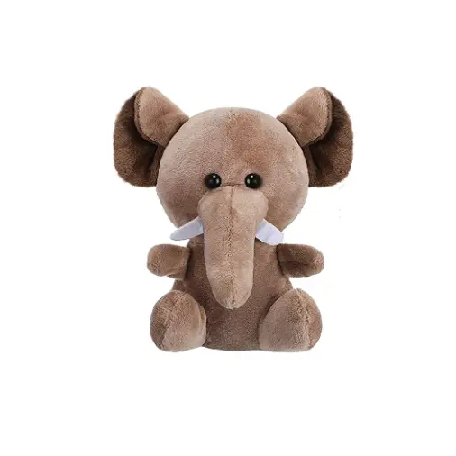 Gran oferta de muñecos de trapo de animales, mono de peluche de dibujos animados, Tigre, elefante, guepardo, ciervo, juguetes de peluche, colgante para llavero de decoración de bolsa