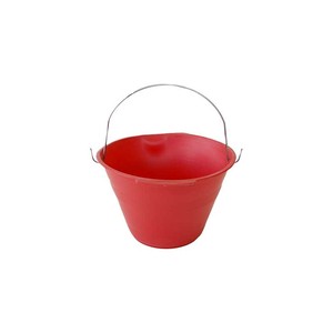Red 10 Liters Bricklayer Bucket <b>Tool</b> for Construction and Repair Work - Product Image 2