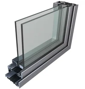 Top-end slim rp sistema de perfil fineline, térmico quebra janela de aço & porta personalizado