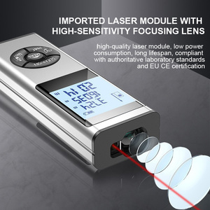 Télémètre laser numérique rechargeable, télémètre laser portatif avec viseur pour mesures d'ingénierie - Product Image 4