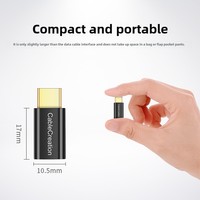 Adaptador de Tipo-C a Micro USB 3.0 de 2A para Teléfonos Móviles Android y Uso en Computadoras, Material de PVC