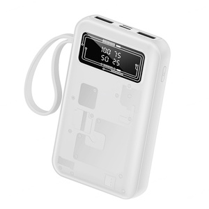 Chargeur portable en promotion, 30000mAh 20000mAh, câble intégré, chargeur de voyage, grande capacité, batteries externes pour smartphone - Product Image 6