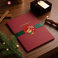 Autocollants ronds personnalisés Joyeux Noël, imperméables, autocollants adhésifs, Père Noël, bonhomme de neige, renne, étiquettes de scellage pour cadeaux de Noël, emballage cadeau