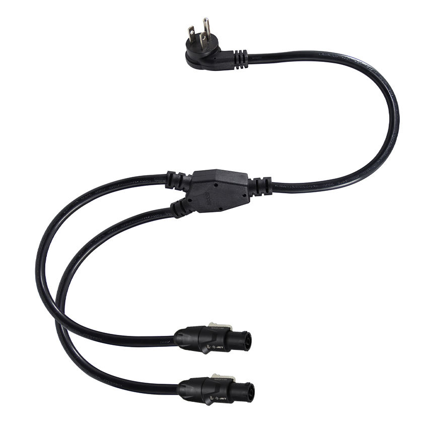 Cordon d'alimentation NEAM5-15P vers double XLR