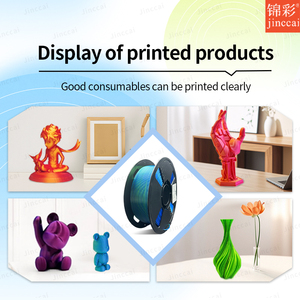 JINCCAI 1KG <b>PLA</b> Filament 1.75mm FDM 3D Printer Material CE ROHS Certified 0.02mm Tolerance 220 Printing Temperature - Product Image 4